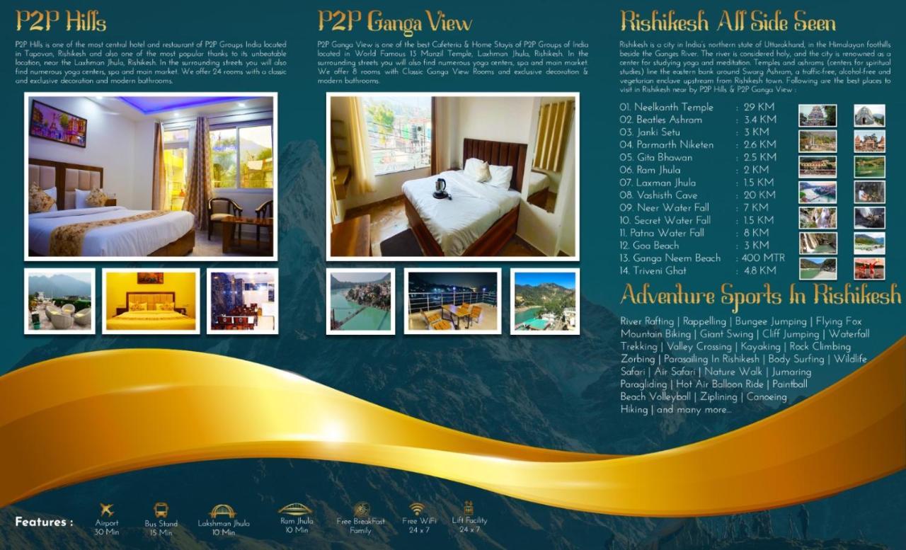 Hotel P2P Hills Rishīkesh Exterior foto